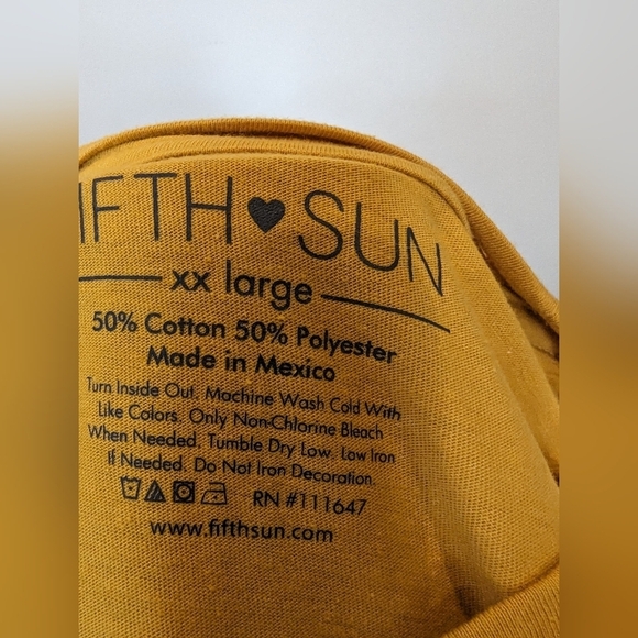 Fifth sun Cactus Tee, gold, Womens size XXL new with tags - Picture 6 of 12